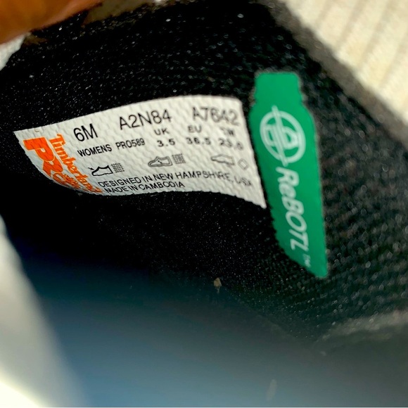 Women’s New Without Tags Timberland PRO Monochrome Knit Sneakers size 6 - Picture 7 of 7